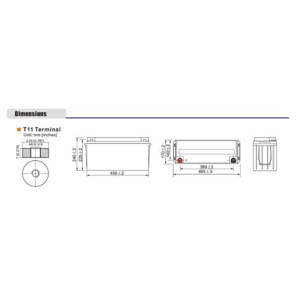 10+ Design Life 150Ah Battery - Image 2