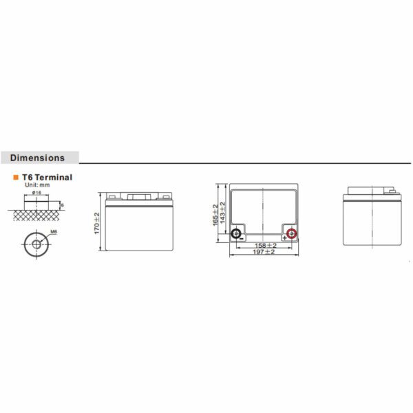 10+ Design Life 45Ah Battery - Bild 2