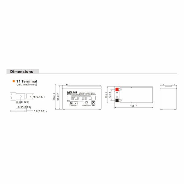 10+ Design Life 7,2Ah Battery - Bild 2