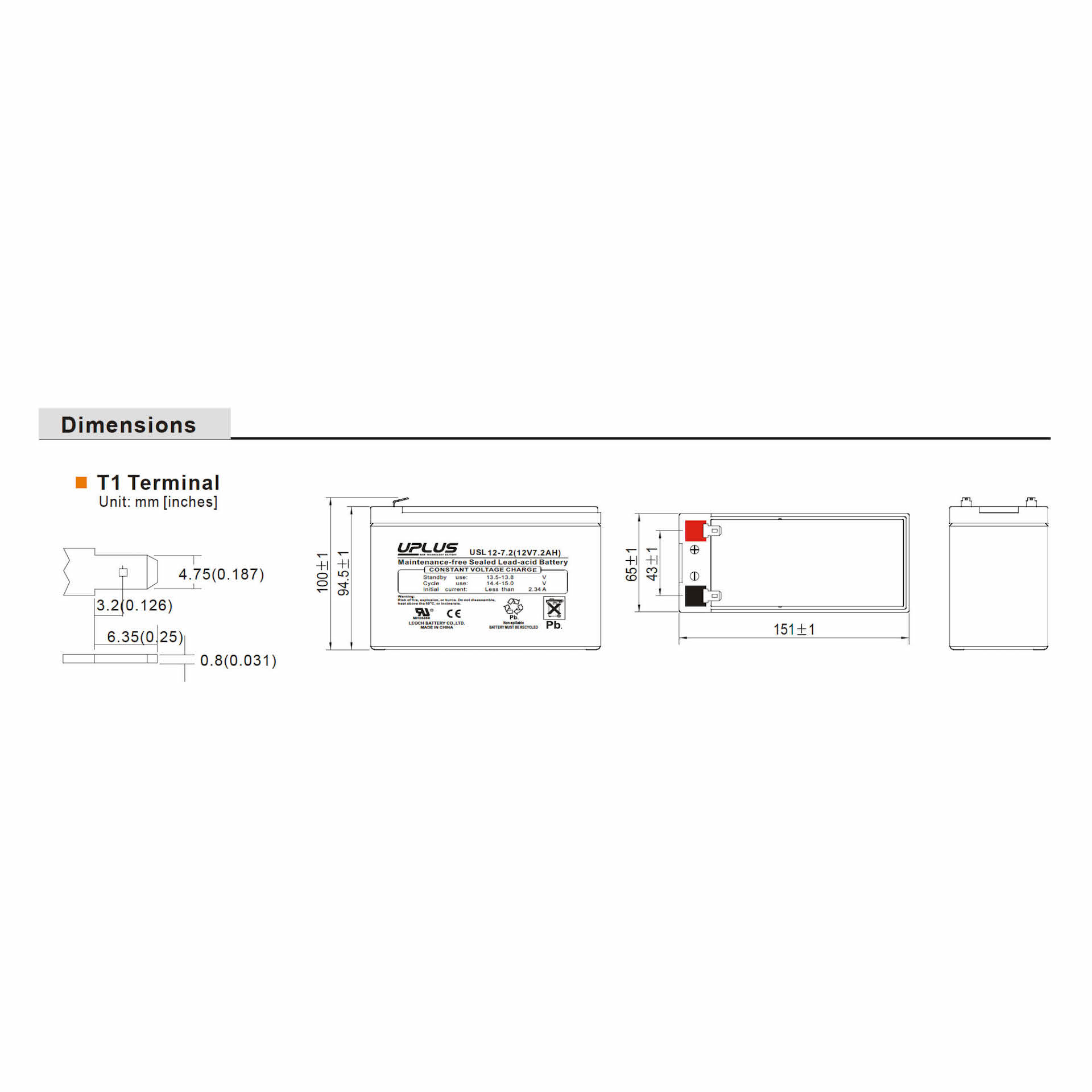 10+ Design Life 7,2Ah Battery - Bild 2